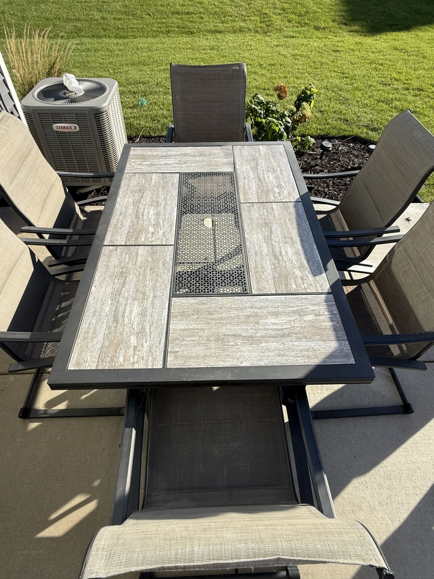 Patio Dining Table With 6 Chairs
