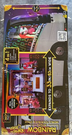 Rainbow High World Tour Bus & Stage Playset
