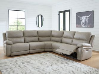 Narwhal Place Pebble 5-Piece Power Reclining Sectional (Online Special Price)