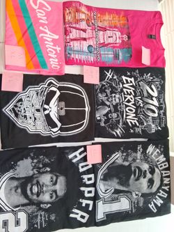SPURS T SHIRTS (SIZES ON NOTE)