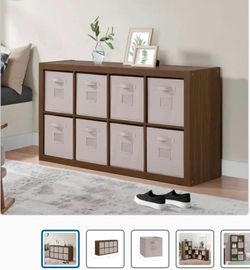 BRAND NEW IN BOX CUBIC  ORGANIZER WITH 8 BINS INCLUIDED