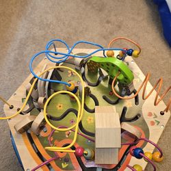 B. toys Wooden Activity Cube - Youniversity