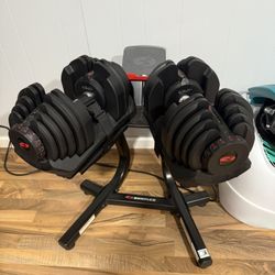 Bowflex Dumbbells With Stand And Bench