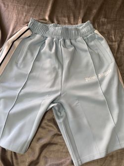 Baby Blue Palm Angels Shorts