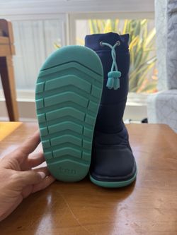 Ten Little Kids Snow Boots Navy Teal Size 12