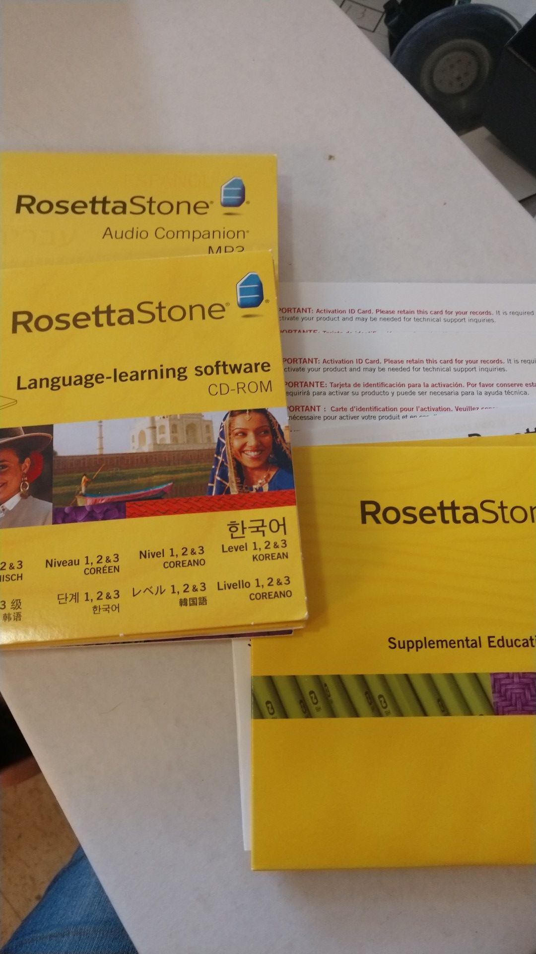 Rosetta Stone homeschool Korean level 1, 2, and 3