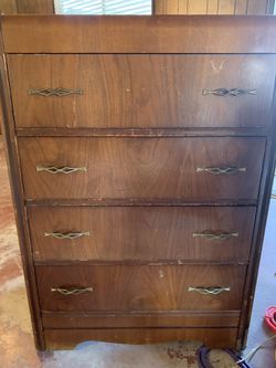 Mid Centry /antique   Tall Chest Drawers
