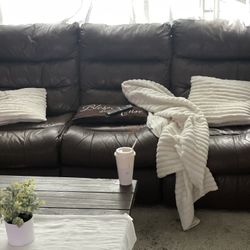 Brown Reclining Couches 