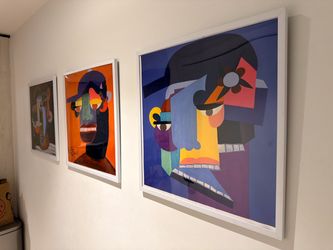 3 Set Art Prints with Frame