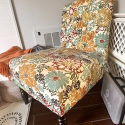 Floral Accent Chair