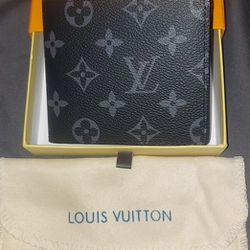 Louis Vuitton Slender Monogram Eclipse Men's Wallet