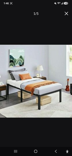 18 inch metal twin bed frame