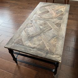 Pottery Barn Wood Coffee Table