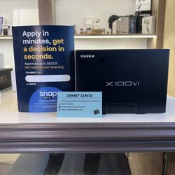 Fujifilm X100 VI Black (Located In Downey, CA)