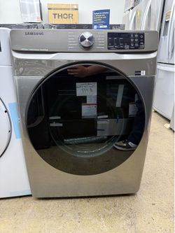 New open box Samsung Stainless steel electric 220 volts dryer