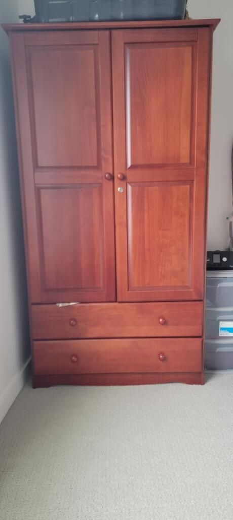Solid Wood Customizable Wardrobe
