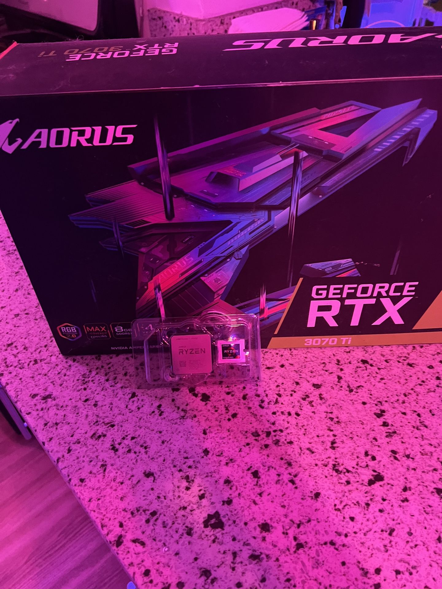 Aorus 3070ti Master AMD 5800x Combo