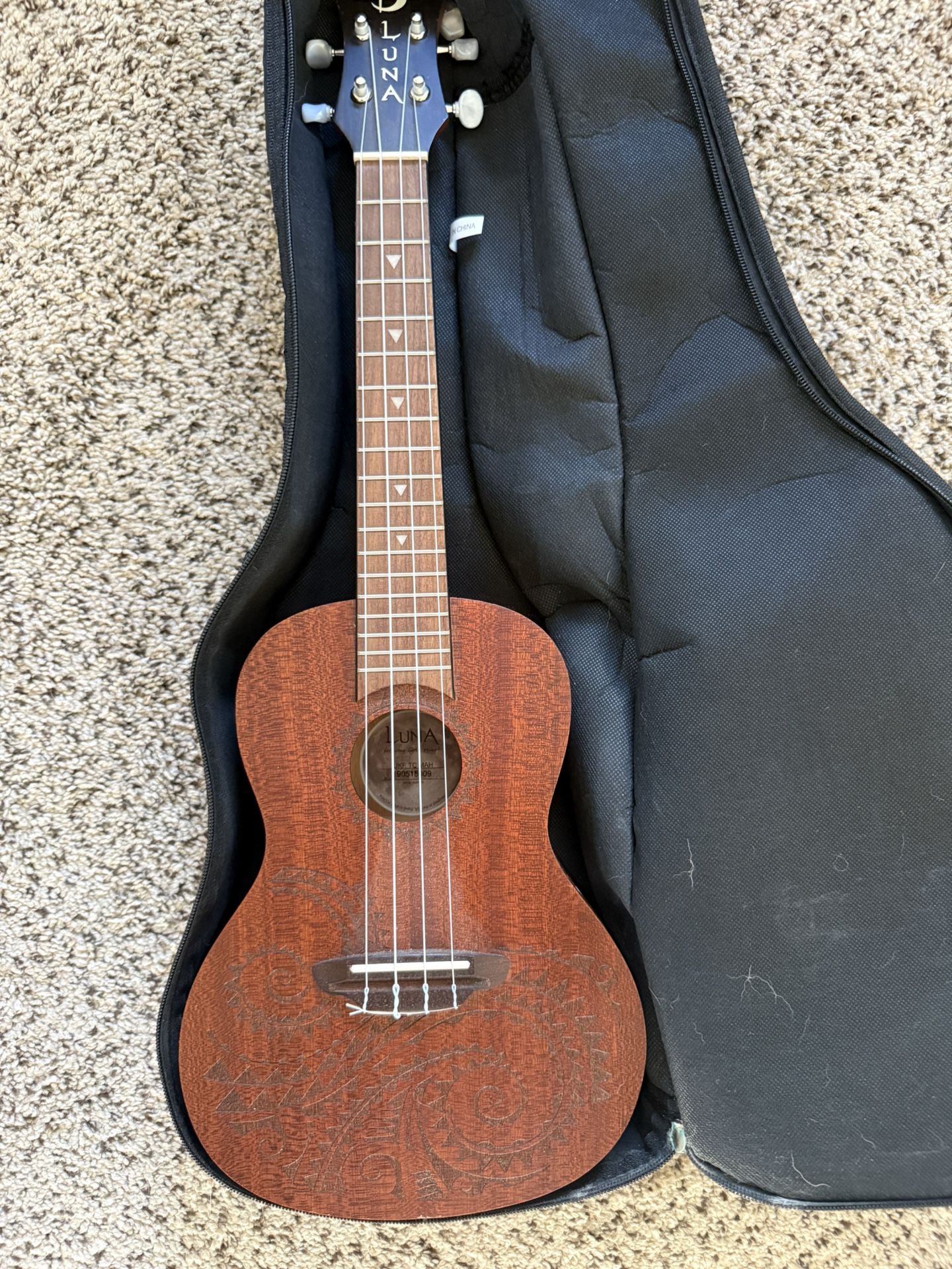 Luna Tattoo Ukulele