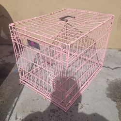 PINK SMALL DOG KENNEL