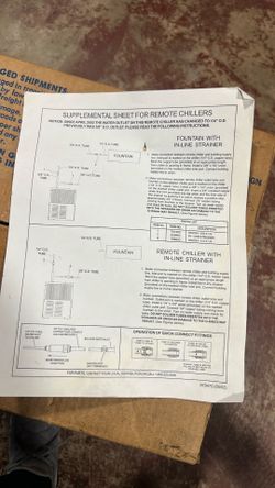 Commercial  Elkay ECH8 Remote Water Chiller 8 GPH – Brand New in Box
