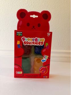 Sugar Bear Squishies 4 pack Sweet Scents Super Squish Squishy Crazy Fun RMS $12 each pack