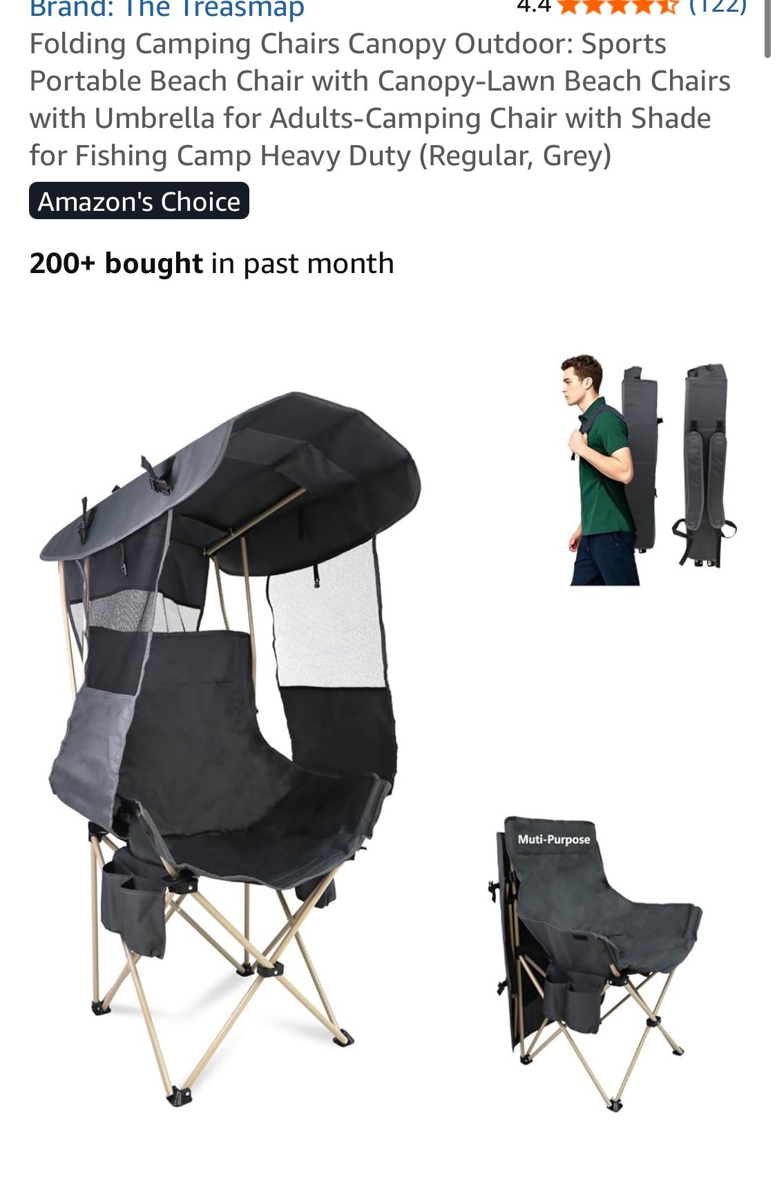 Chair With Cover And Carry Like Back Pack