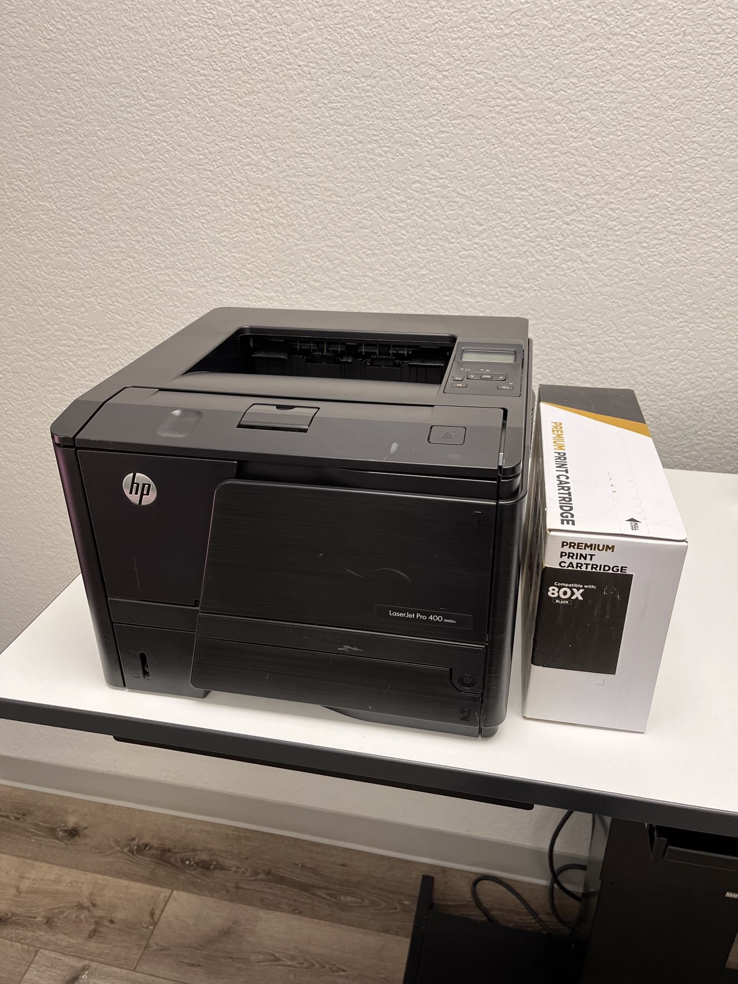 HP LaserJet Pro 400 M401n Monochrome Laser Printer. EXTRA CARTRIDGE