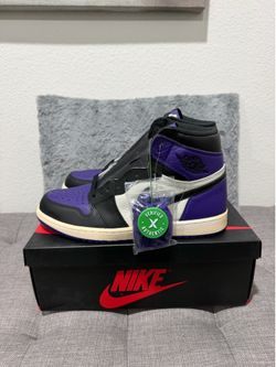 Air Jordan 1 Retro High OG “Court Purple” Size 9.5 Men’s Brand New