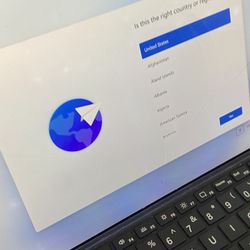 Microsoft Surface Pro X With Keyboard And Charger