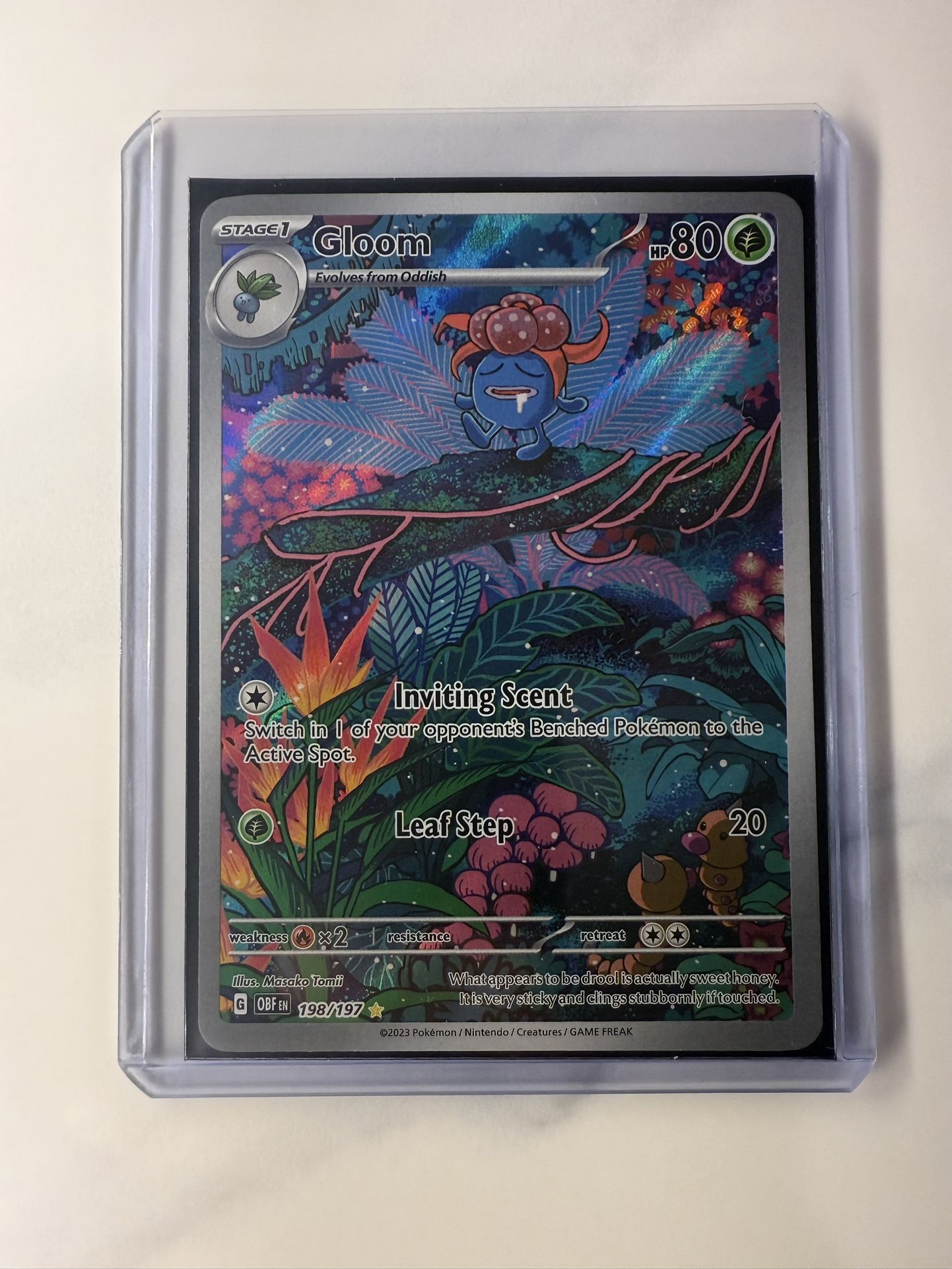 Gloom - 198/197 - SV03: Obsidian Flames (OBF) Pokémon