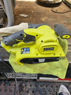 Ryoby portable belt sander in perfect condition