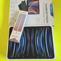 Apple iPad Pro 11 (2022 Model /  M2 Chip) 256GB with keyboard case and pencil. Like new 