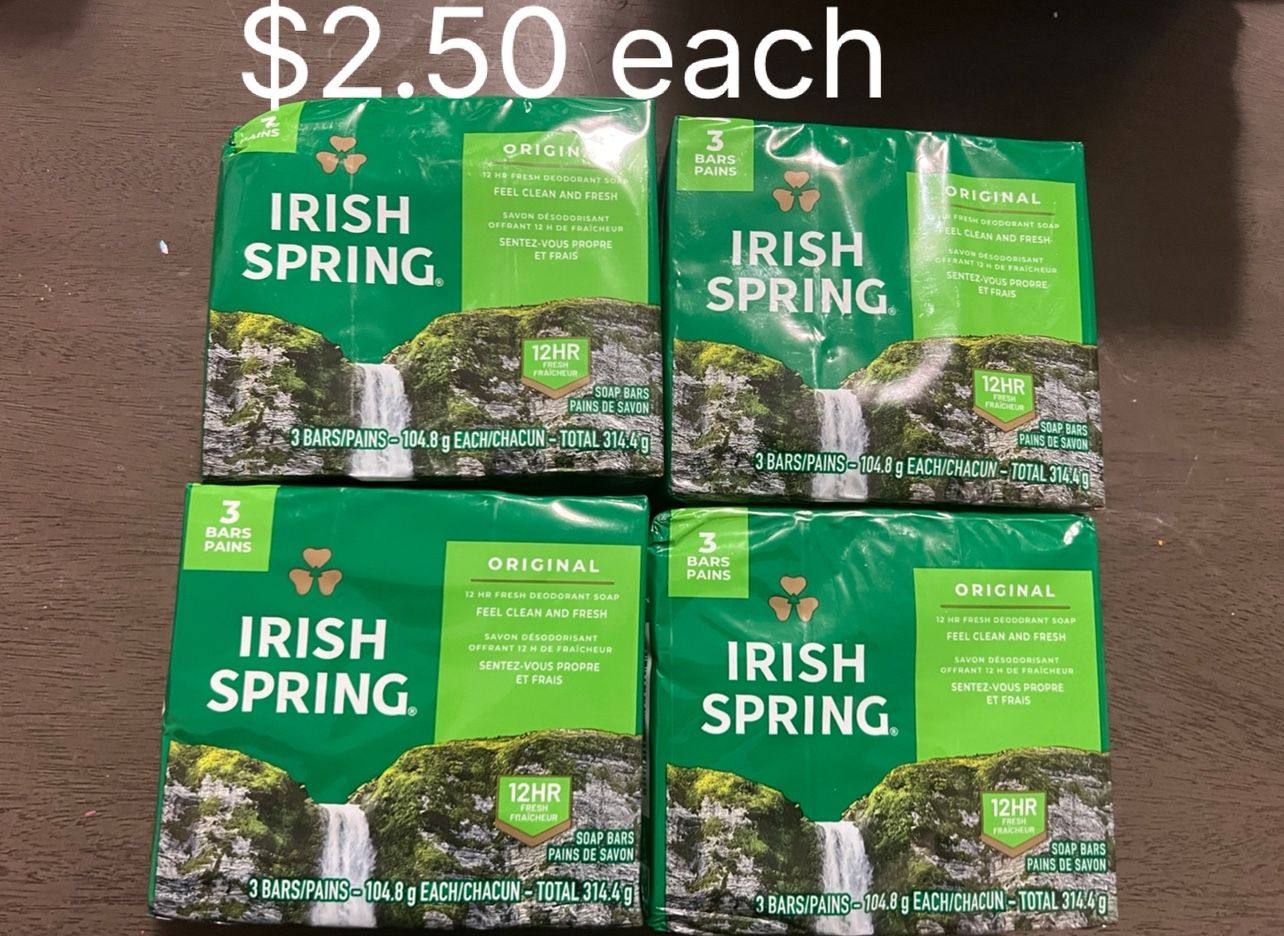 Irish Bar Soap 3ct 