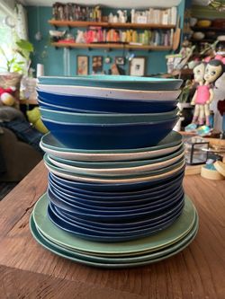 World Market Melamine Dish Set