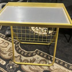 All New End Table Nightstand With Acrylic Top