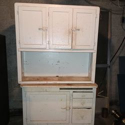 Old Hoosier Cabinet Probably From The 50s