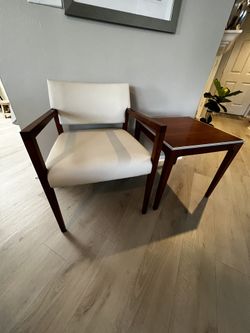 Accent Chair And Table (NYC Designer)