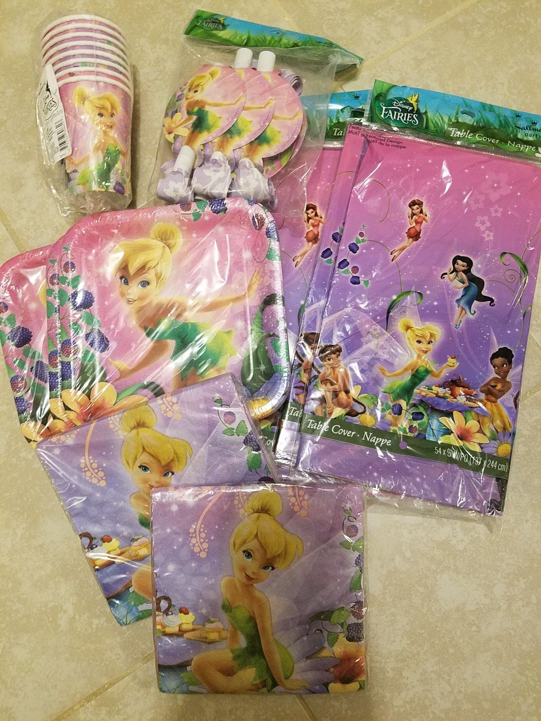 Tinkerbell party supplies