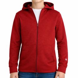 Champion Red Zip Up Hoodie Youth Large 12-14 Athleisure Gorpcore