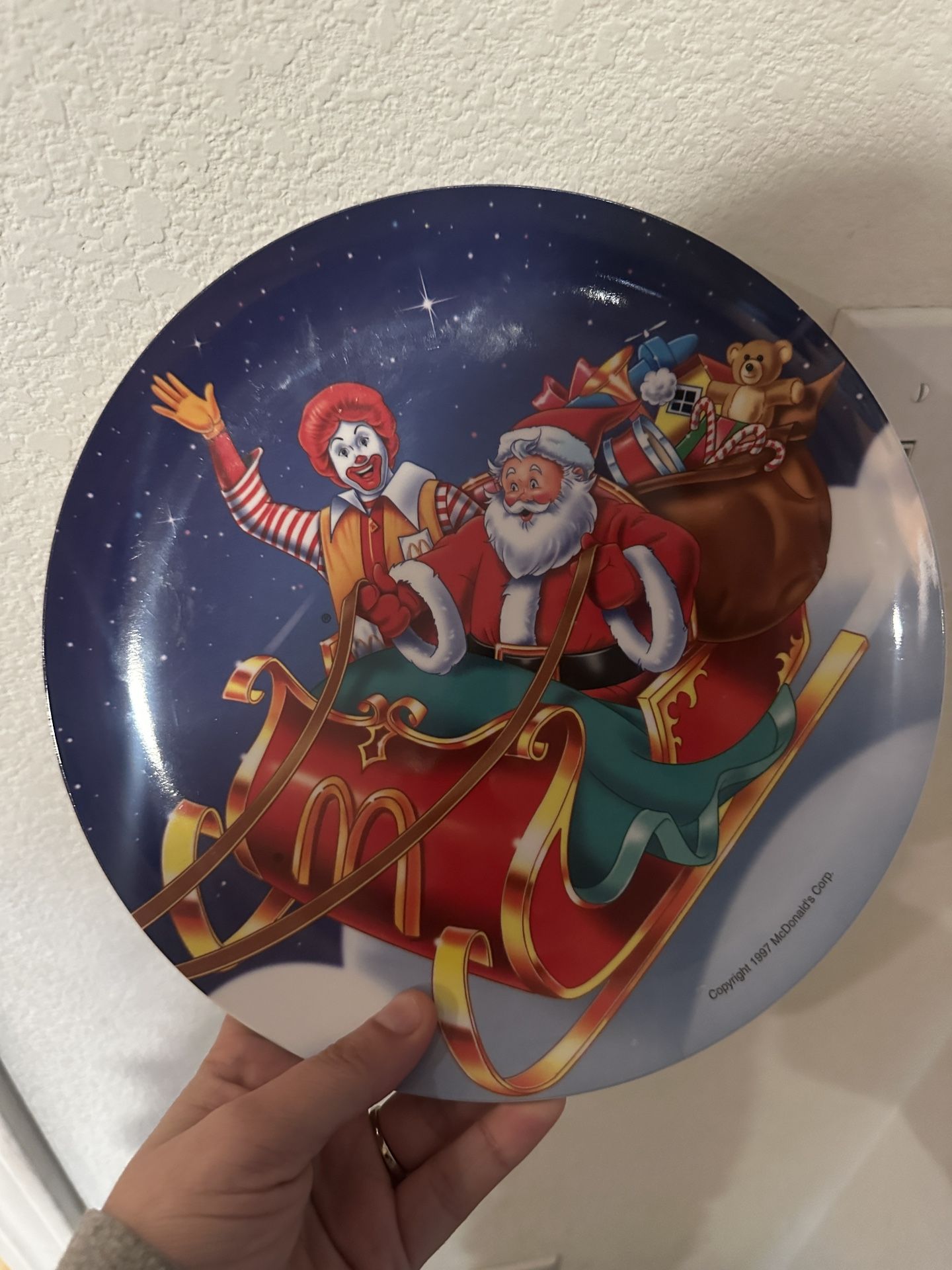 McDonald's Christmas Plate