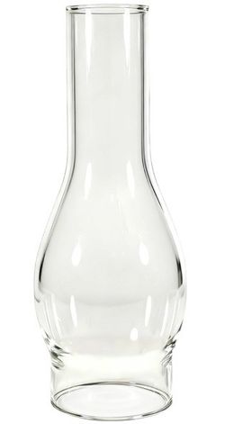 3x 10Inch Clear Glass Lamp Chimney for Vintage and Antique Style Fixtures