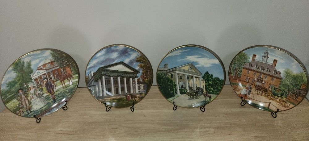 Gorham Fine China Southern Landmark Collector Plates
