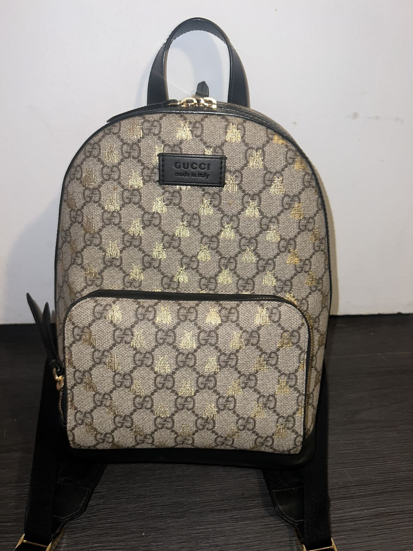 GUCCI mini Bee Backpack Supreme GG