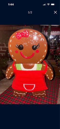 Giant Gingerbread cookie jar