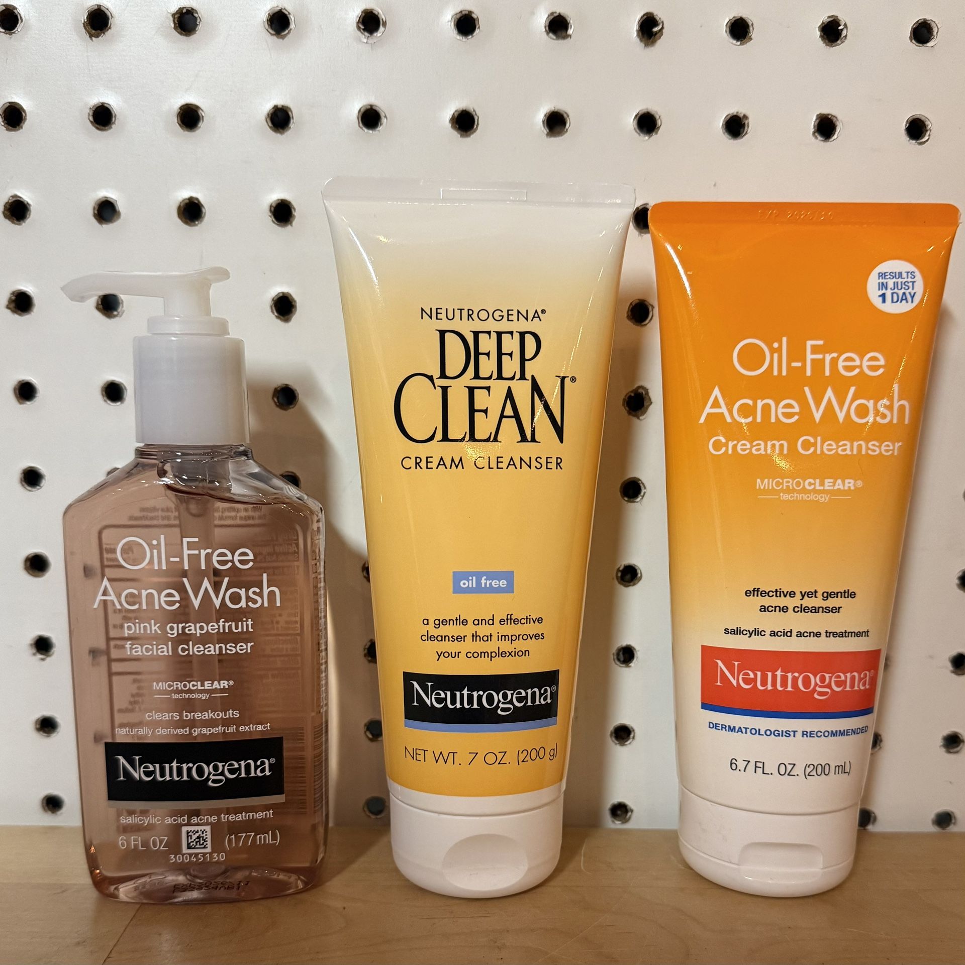 Brand New Neutrogen Cleansers - $3 Each