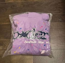 Purple spider hoodie