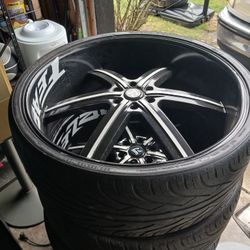 28” Wheels And Tires 6 Lug Chevy/GMC