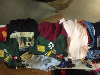 Brand new clothes and hats