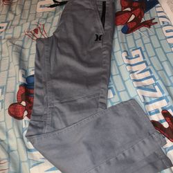 Boys Hurley Skinny Grey Pants