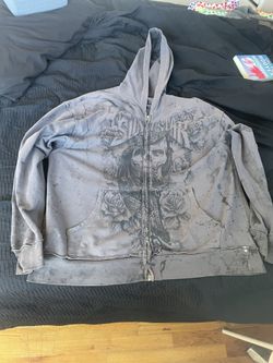 Silver Staash Zip Up